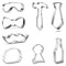 CookieCutter.com Fathers Day Cookie Cutter Set 8 Pc - Foose Cookie Cutters - USA Tin Plated Steel